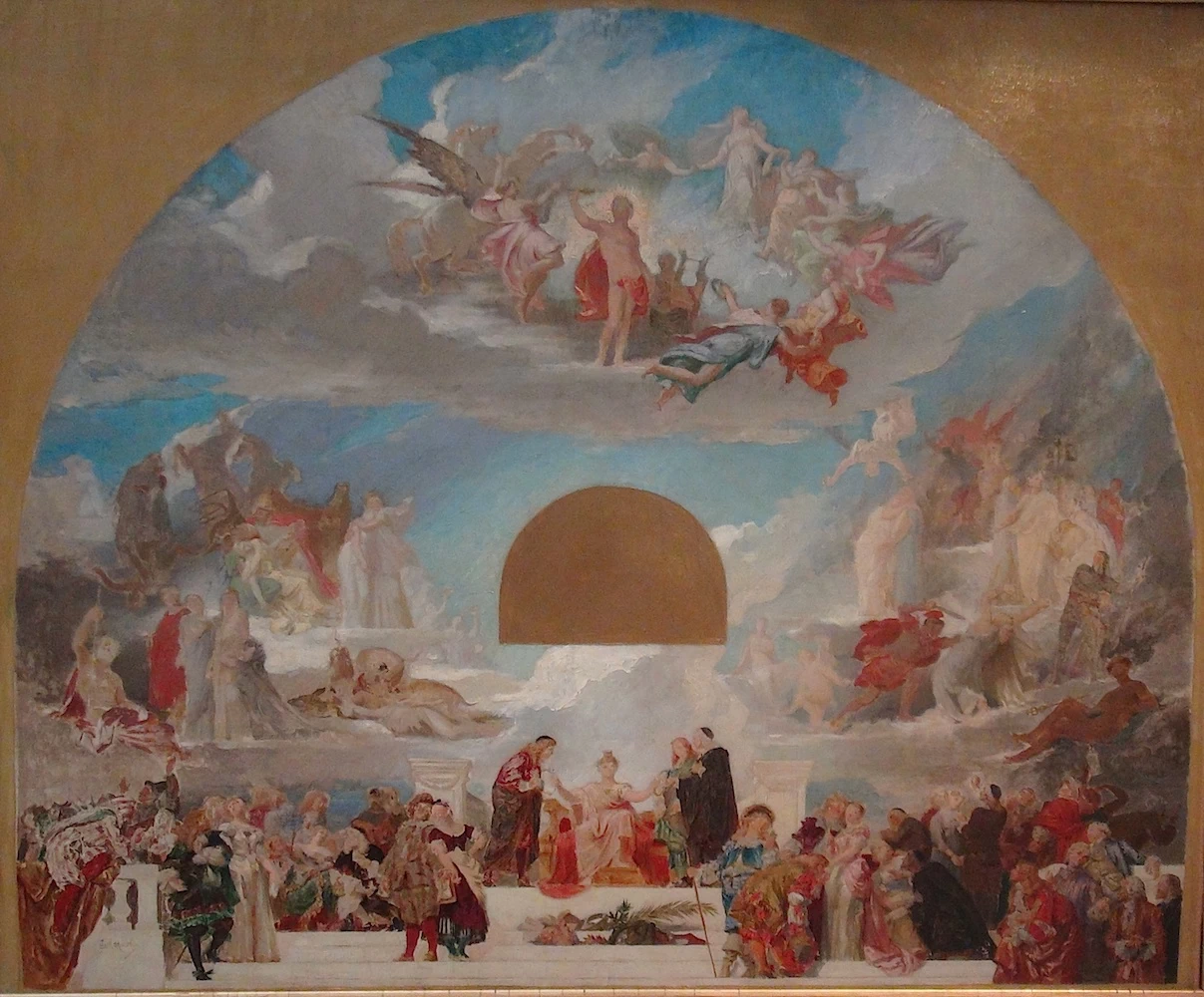 La Francia incorona Molière, Racine e Corneille, 1878 - 1879